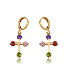 91903 Boucles d&#39;oreilles pendantes en zircon synthétiques pour femmes de mode haute qualité xuping
